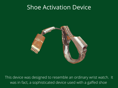 shoe light activation device cheating