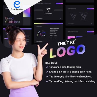 Thiết kế LOGO thương hiệu kinh doanh trên shopee