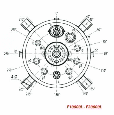 glass lined chemical reactor / vessel / storage tanks