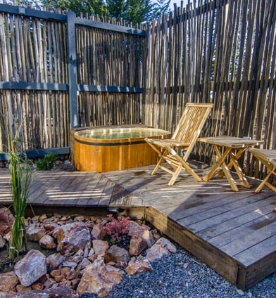 Cabaña en pichilemu con tinaja