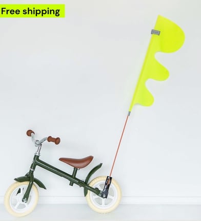 Yellow Dragon Tail bike flag