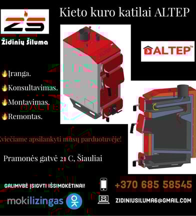 Kieto kuro katilai Altep