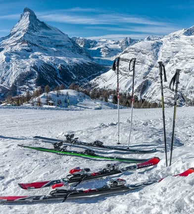 ski slop in Europe