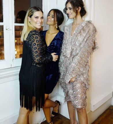 low textured bun for Catarina Mira on GQ awards Portugal