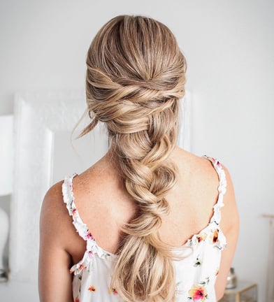 Bridal 2025 plait hairstyle