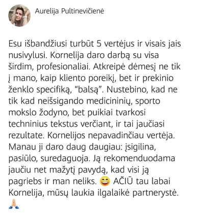 Anglu lietuviu vertimo paslaugos atsiliepimai