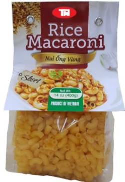 Rice Macaroni Short (Yellow), Nui ống vàng ngắn UpBe Food 