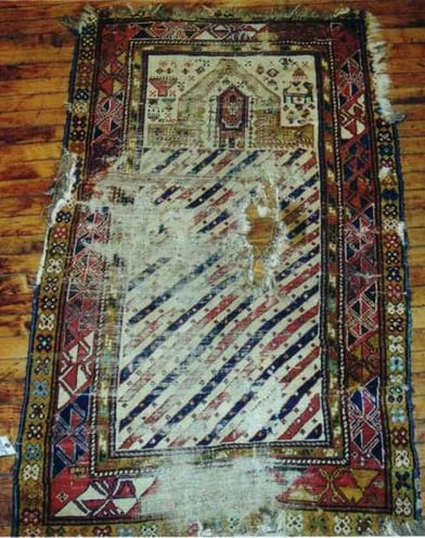 Before Repairing Carpet by Nazmiyal