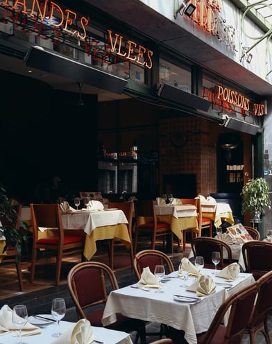 a street café in Paris France