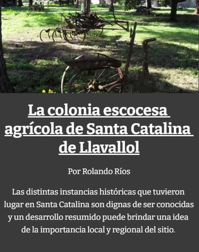 La colonia escocesa de Santa Catalina de Llavallol
