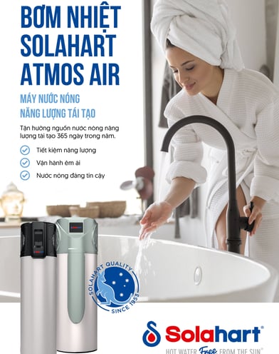 Máy nước nóng bơm nhiệt Solahart Atmos Air