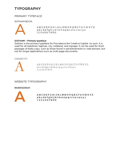 Providence Brand Type