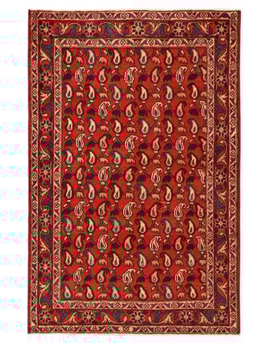 ANTIQUE BAKHTIAR - 125cm X 85cm (4'1 x 2'10) - ANTIQUE RUGS - ARTISAN CARPET