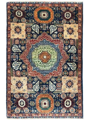 Mamluk Rug - 179cm x 122cm (5'10 x 4') - Traditional Rugs - MAMLUK RUG - ARTISAN CARPET