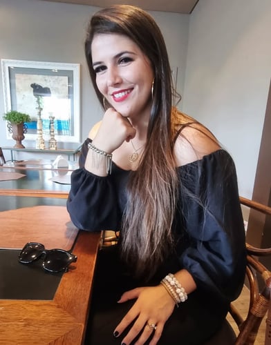Arquiteta Amanda Borin, fundadora da Aborin Arquitetura