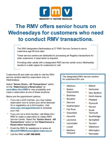 RMV Senior Poster