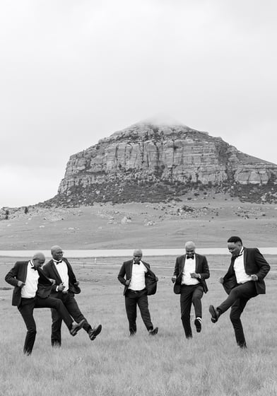 Durban white wedding photography