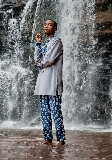 Durban waterfall portrait photography