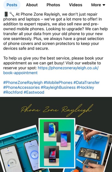 At Phone Zone Rayleigh we also sell new and pre-owned phones and tablets with data transfer