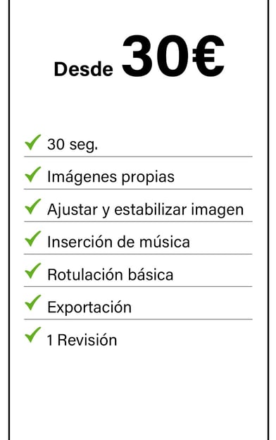 Plan XS desde 30€
