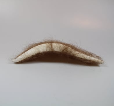 Jennifer Mae Wood, The Third Shift, Women's shoulder pad, hair, needle, 6x4x6, 2016,