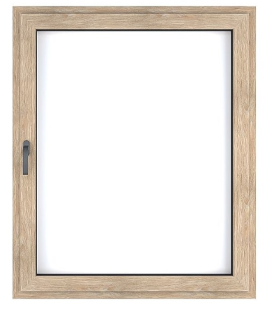 a wooden frame with a white background and a white background