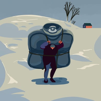 'The Commute' - Illustration by Ben Harley