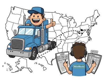 Wise Route Dispatch connecting carriers to the best loads nationwide