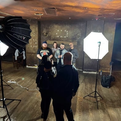 GoodMan Fiske Band Photo Shoot in ACX1 Studio Atlantic City NJ