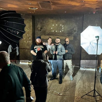 GoodMan Fiske Band Photo Shoot in ACX1 Studios Atlantic City NJ GMF