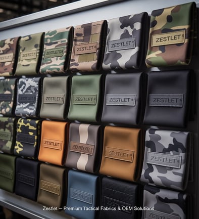 a display of military style wallets and wallets