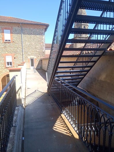 Escalier droit à Massac