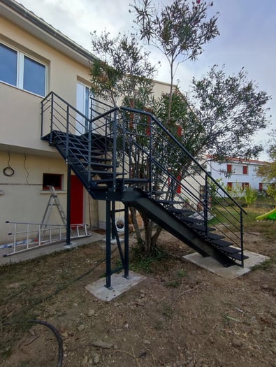 Escalier tournant à Fenouillet