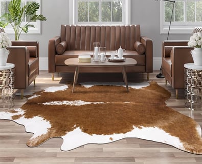 This stunning area rug is designed to infuse any space with a touch of western charm,