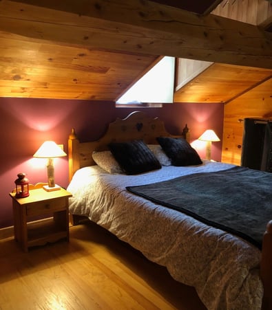 chambre double confortable-Gîte Cauterets