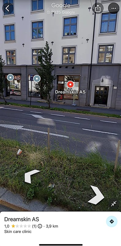 Dreamskin AS, Majorstuen Medisinske, Oslo- Christer T Larsen, copy dior
