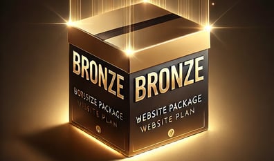 bronze colored package for website plans