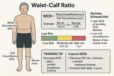 Waist-to-Calf Ratio as a Potential Indicator of Severe Sarcopenia in Older Adults with Chronic Low B