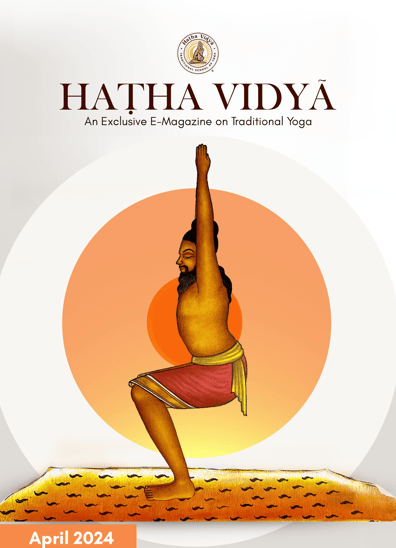 front cover image of hathavidya e-magazine april 2024 