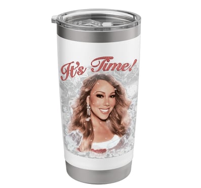Mariah Carey Official It's Time Stainless Steel Insulated Tumbler