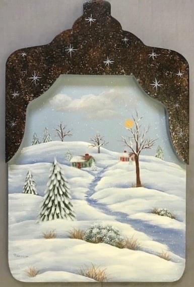 Rocky Puchalski, MDA, Rocky Puchalski MDA, original winter snow scene design