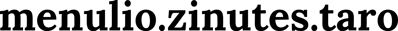 menulio.zinutes.taro logo