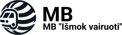 MB "Išmok vairuoti" logo