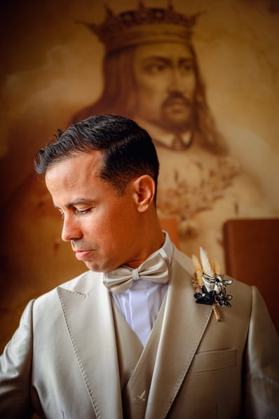 Groom Portrait at the Villa Galé Ericeira