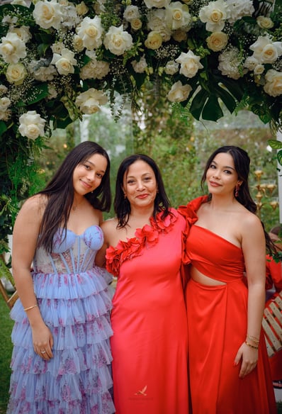 Mother and Daughters at an event in Quinta do Roseiral Ericeira