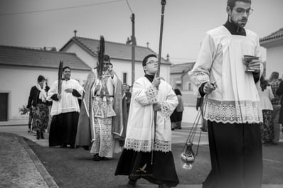 Catholic Procession in Fátima
