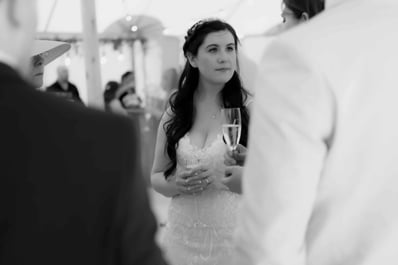 elegant bride photographed on her wedding day