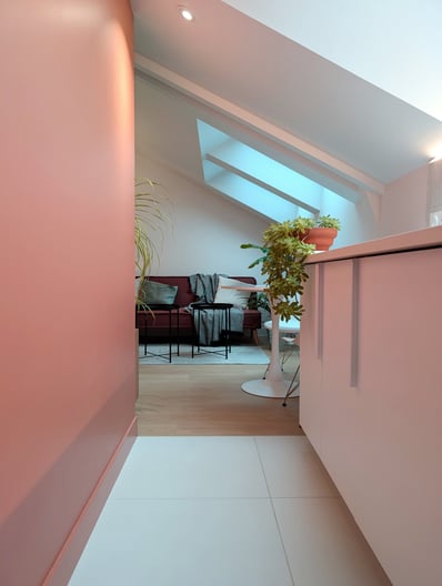 Appartement studio Angers - cuisine - Anthony Corbel CASA architecte