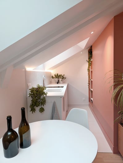 Appartement studio Angers - cuisine - Anthony Corbel CASA architecte