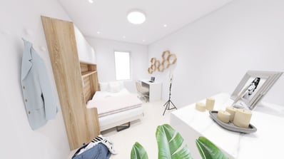 Chambre adolescent – Rendu photoréaliste pour promoteurs